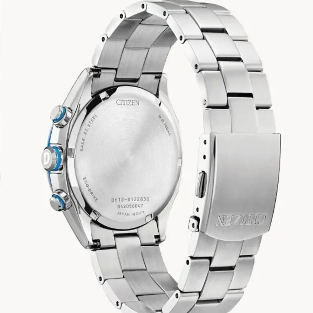 Citizen Eco-Drive Blue Chronograph Watch CA0430-54M